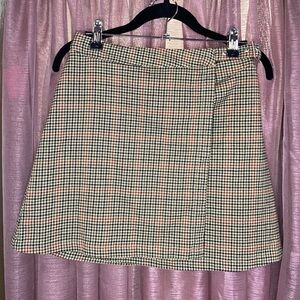 Brandy Melville Plaid Mini Skirt